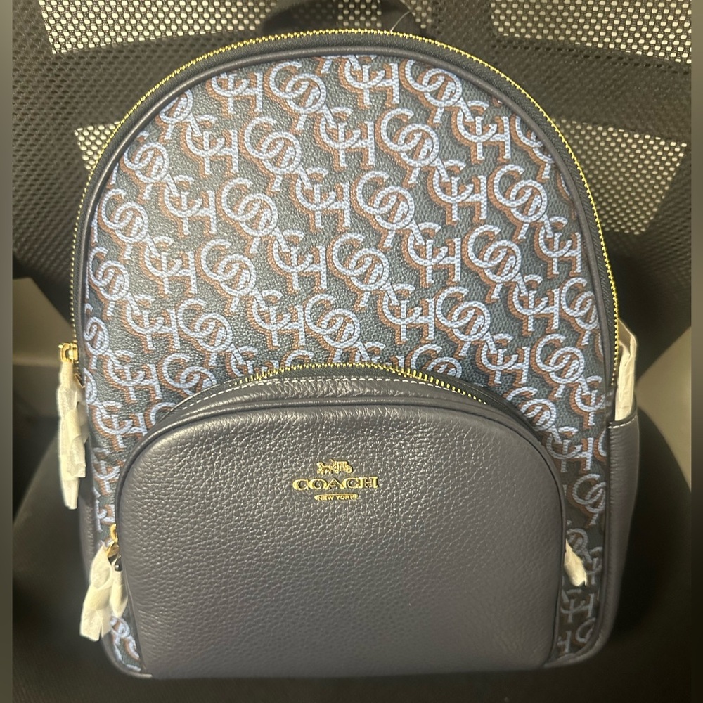 Coach Monogram backpack Navy